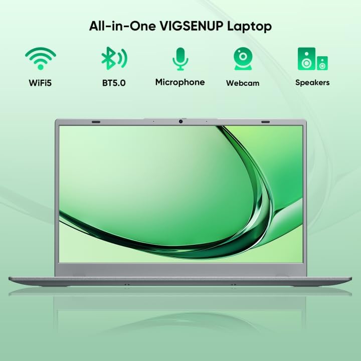 15.6" Full HD Laptop with 16GB RAM 256GB SSD,Laptop Computer, Dual-core 6500Y Processor Up to 3.4GHz,WiFi5,USB-C, Poratable Business and Student Laptops,Sliver