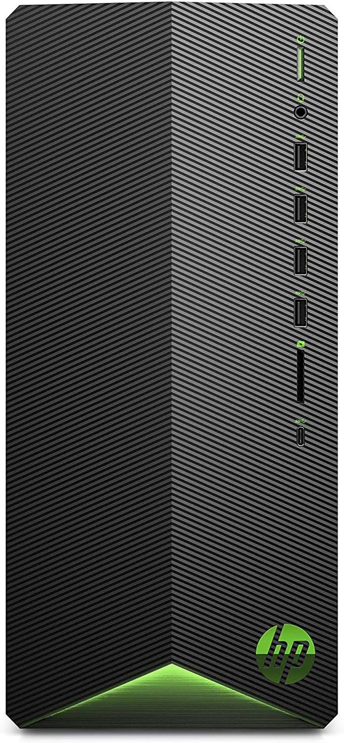 2021 HP Pavilion Gaming Desktop Computer, AMD Ryzen 5 3500 Processor, 8GB RAM, 256GB PCIe NVMe SSD, GeForce GTX 1650 Super 4GB, Windows 10 Home