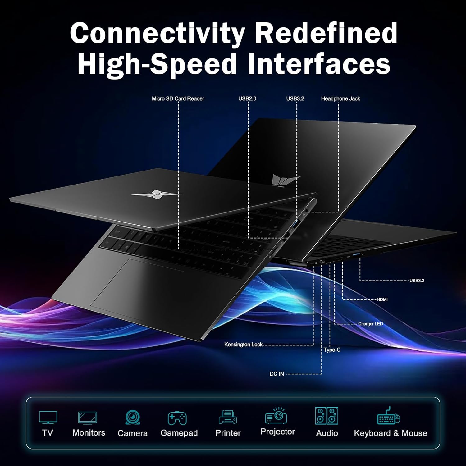15.6" FHD-Laptop, AMD Ryzen 5 (Up to 3.7GHz, Beat i5-1135G7), 16GB RAM 512GB SSD, Radeon Vega 8 Graphics, 65W Fast Charging, Privacy Shutter, Numpad, Win 11, Gaming Laptop for College Students, Office