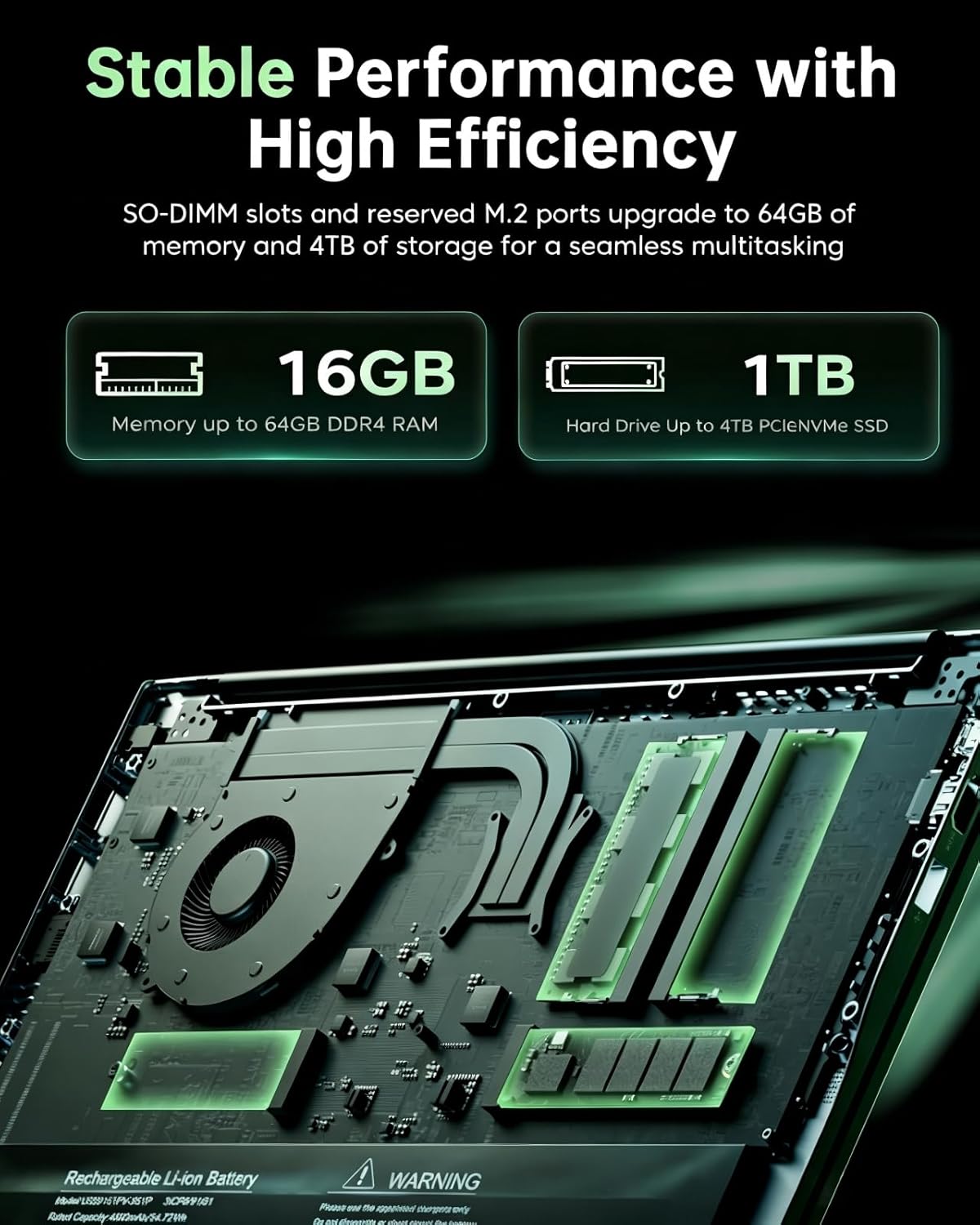 2026 AMD Gaming Laptop with Ryzen 7 5825U Processor(8C/16T, Up to 4.5GHz), AMD Radeon™ Graphics, 16GB RAM 1TB NVMe SSD, 15.6“ FHD Display Laptop with BK, WiFi 6, HDMI, Type-C, Webcam Cover Slide