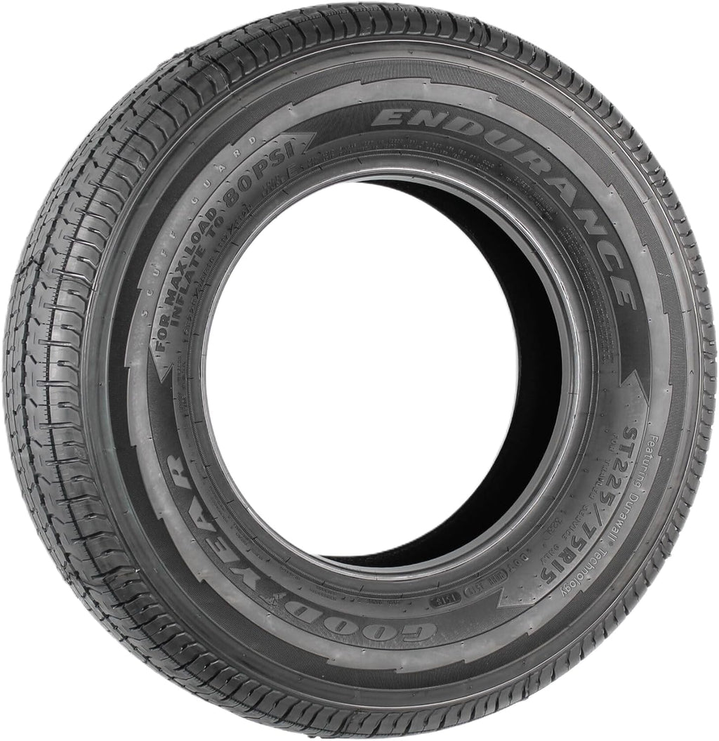 2-Pack Fits Goodyear Endurance All Season Trailer Tire ST225/75R15 E/10 117N